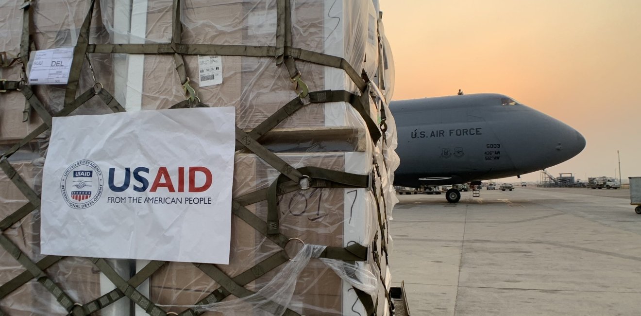 USAID plane